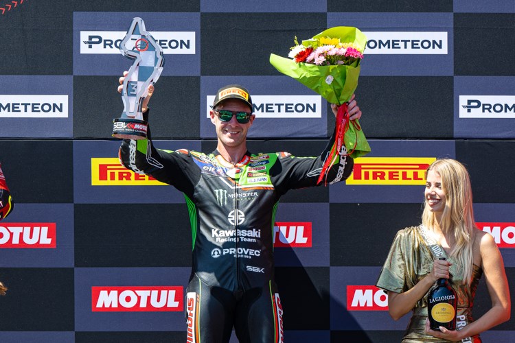 Rea almost managed to get on the podium twice at Imola